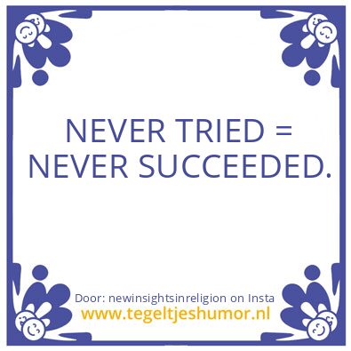 Tegeltje: THE SIMPLE SOLUTION ?