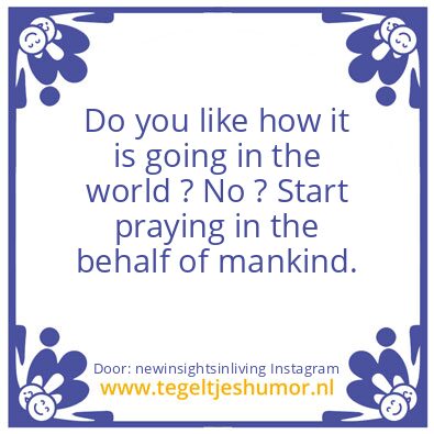 Tegeltje: Yes, you can