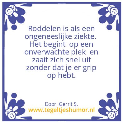 Tegeltje: Ik ben Gerrit.
