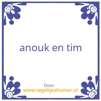 Tegeltje: Tegeltje