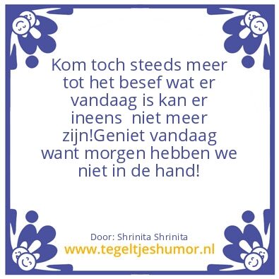 Tegeltje: Verdrietig