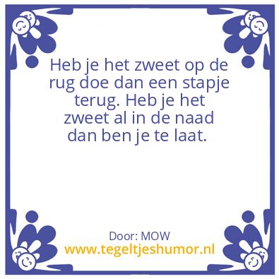 Tegeltje: .
