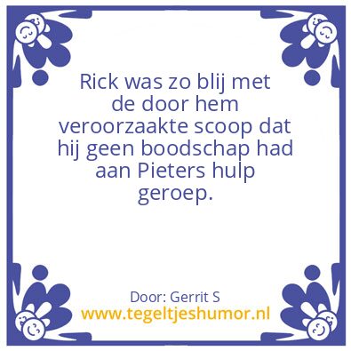 Tegeltje: Ik ben Gerrit.