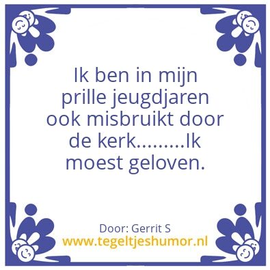 Tegeltje: Ik ben Gerrit