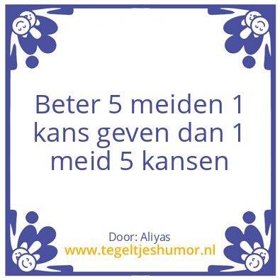 Tegeltje: Aliyas
