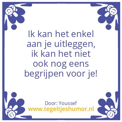 Tegeltje: Begrip