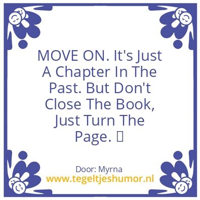 Tegeltje: Move on