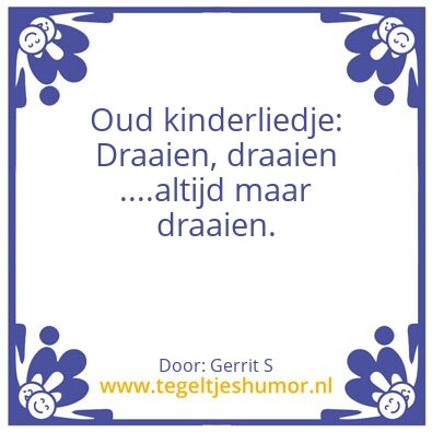 Tegeltje: Ik ben Gerrit