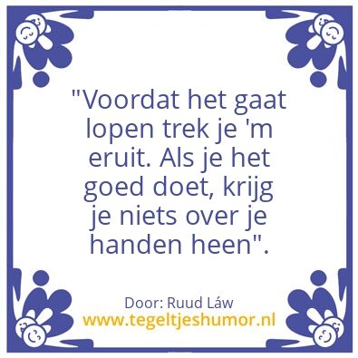 Tegeltje: trek m eruit