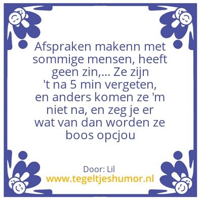 Tegeltje: Lilian