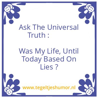 Tegeltje: My Life, Until Today