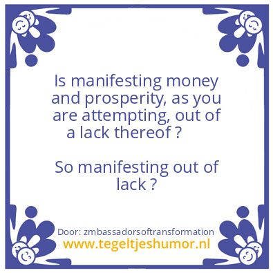Tegeltje: manifesting