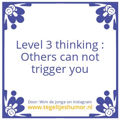 Tegeltje: Level 3 Thinking