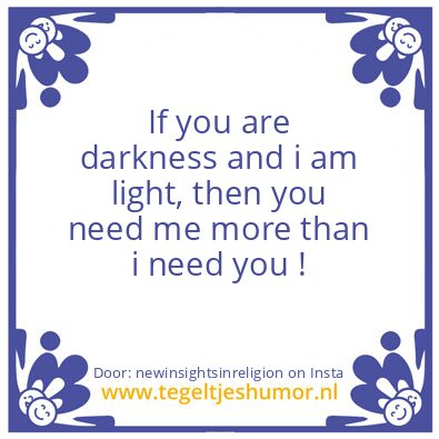Tegeltje: Have you ever noticed ?