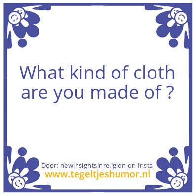 Tegeltje: ?