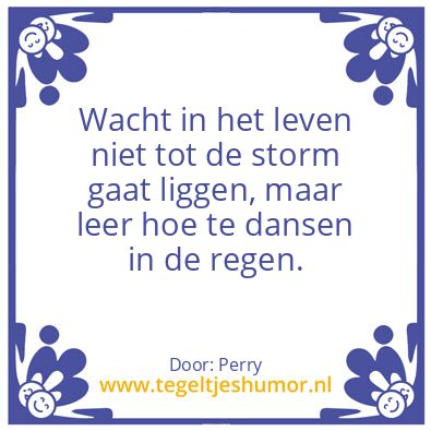 Tegeltje: Tegenslag