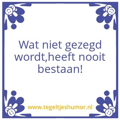 Tegeltje: Leedoelen delen