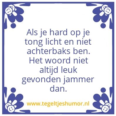 Tegeltje: Taalvout