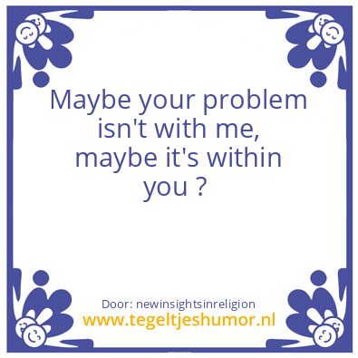 Tegeltje: Problems