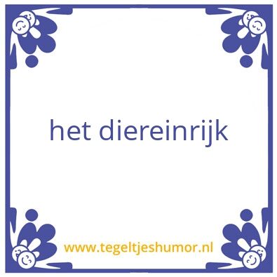 Tegeltje: presentatie