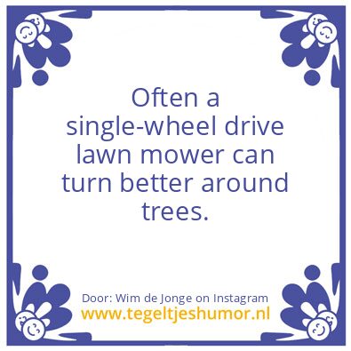 Tegeltje: Often
