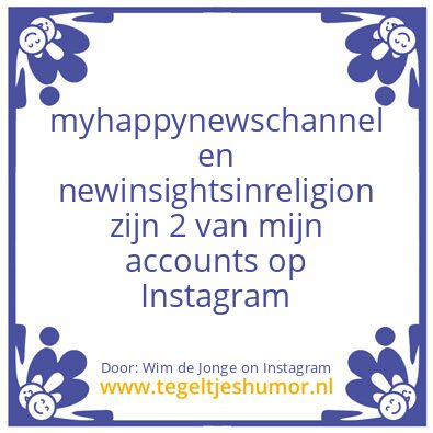 Tegeltje: andere inzichten