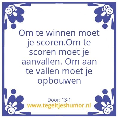 Tegeltje: Opbouwen