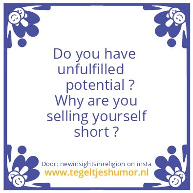 Tegeltje: unfulfilled potential ?