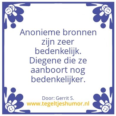 Tegeltje: Ik ben Gerrit.