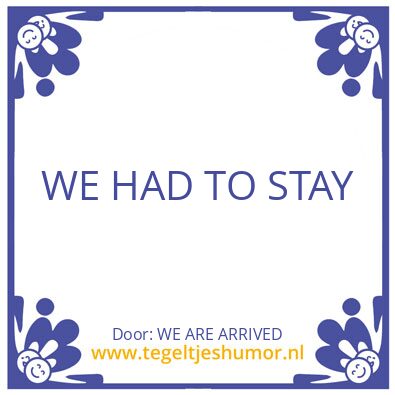 Tegeltje: AL IS WELL