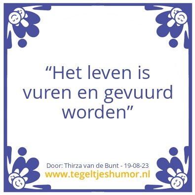 Tegeltje: Vuren