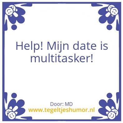 Tegeltje: Multi