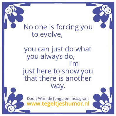 Tegeltje: force
