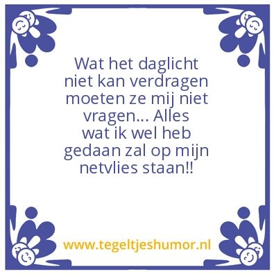 Tegeltje: Daglicht
