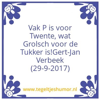 Tegeltje: Twentse wijsheid