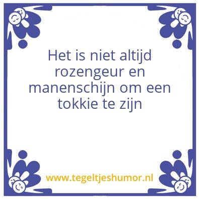Tegeltje: De tokkies, 2019