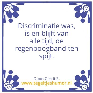 Tegeltje: Ik ben Gerrit.
