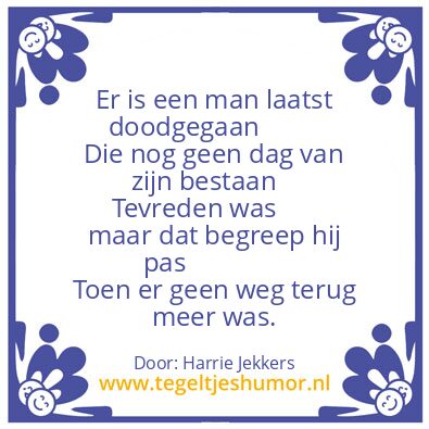 Tegeltje: Jekkers 3