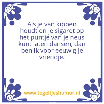 Tegeltje: Tegeltjeshumor