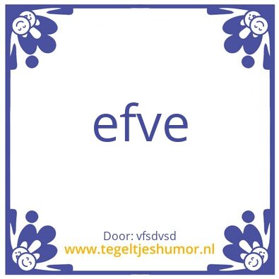 Tegeltje: n n