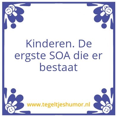Tegeltje: Kinderen