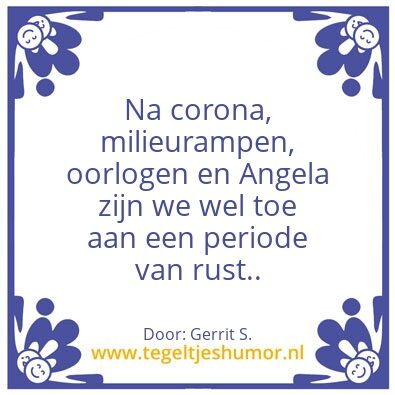 Tegeltje: Ik ben Gerrit.