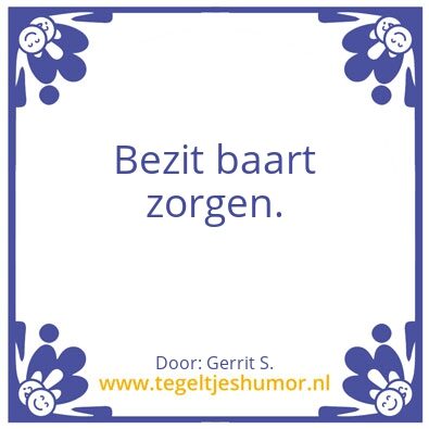 Tegeltje: Ik ben Gerrit.
