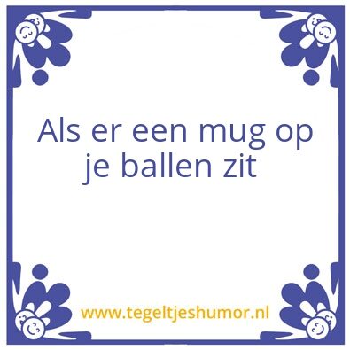 Tegeltje: Ballen