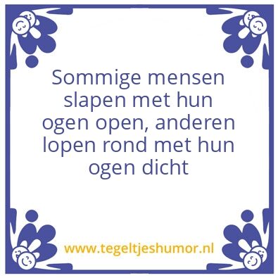 Tegeltje: Vrije keus