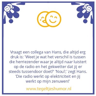 Tegeltje: Radiozender