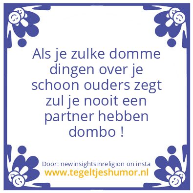 Tegeltje: Dombo !