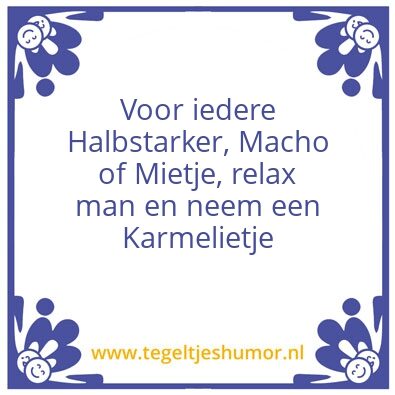 Tegeltje: Karmeliet