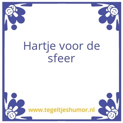 Tegeltje: Hartje