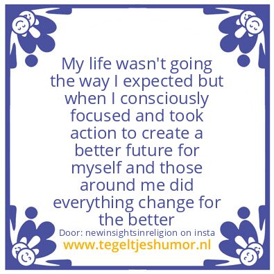 Tegeltje: My life